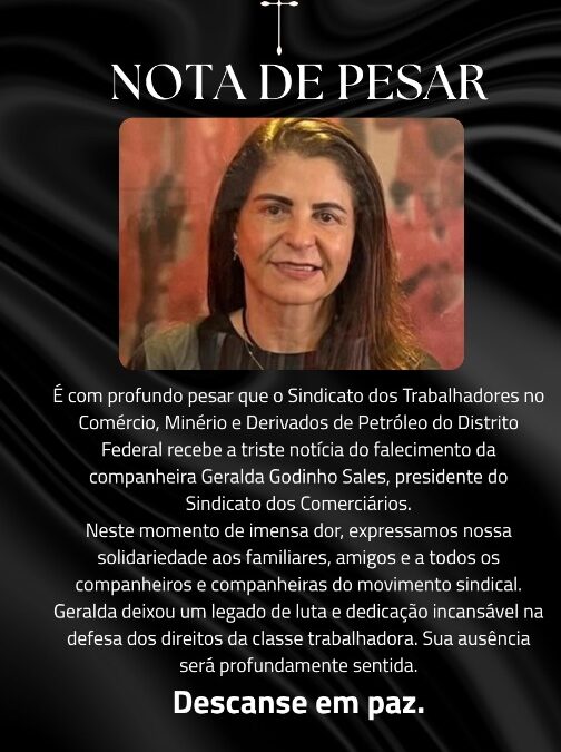 NOTA DE PESAR